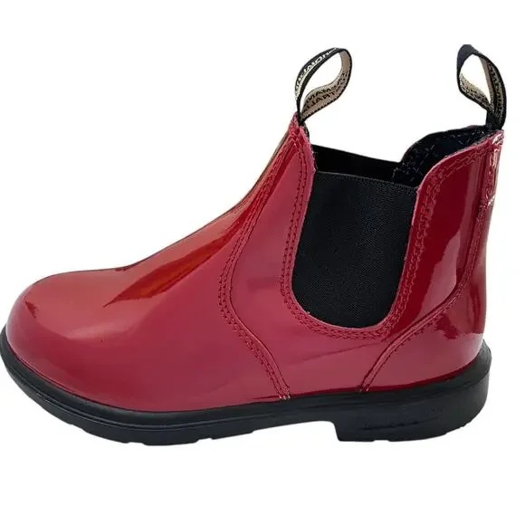 Blundstone 2253 Chelsea BootsBig Kids Girls UK 3 = US 6 Patent Red NEW